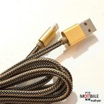 کابل-تبدیل-USB-به-لایتنینگ-امی-مدل-MY-448-طول-2-متر-طلایی