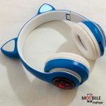 هدفون-بلوتوثی-گربه-ای-مدل-DR-11-آبی
