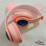 هدفون-بلوتوثی-گربه-ای-مدل-DR-11-صورتی-