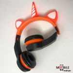 هدفون-گربه-ای-تک-شاخ-مدل-CXT-8M-مشکی-نارنجی