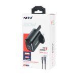 شارژر-دیواری-فست-شارژ-NITU-NTC145-2Port-3A-PD-QC3.0-20W-کابل-آیفونی-4