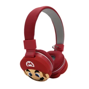 هدفون کودکانه طرح ماریو AH-806Q | بلوتوث 5.1، صدای ایمن و باتری ۱۸ ساعته
